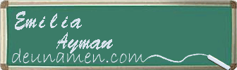 Emilia Ayman Visitenkarte